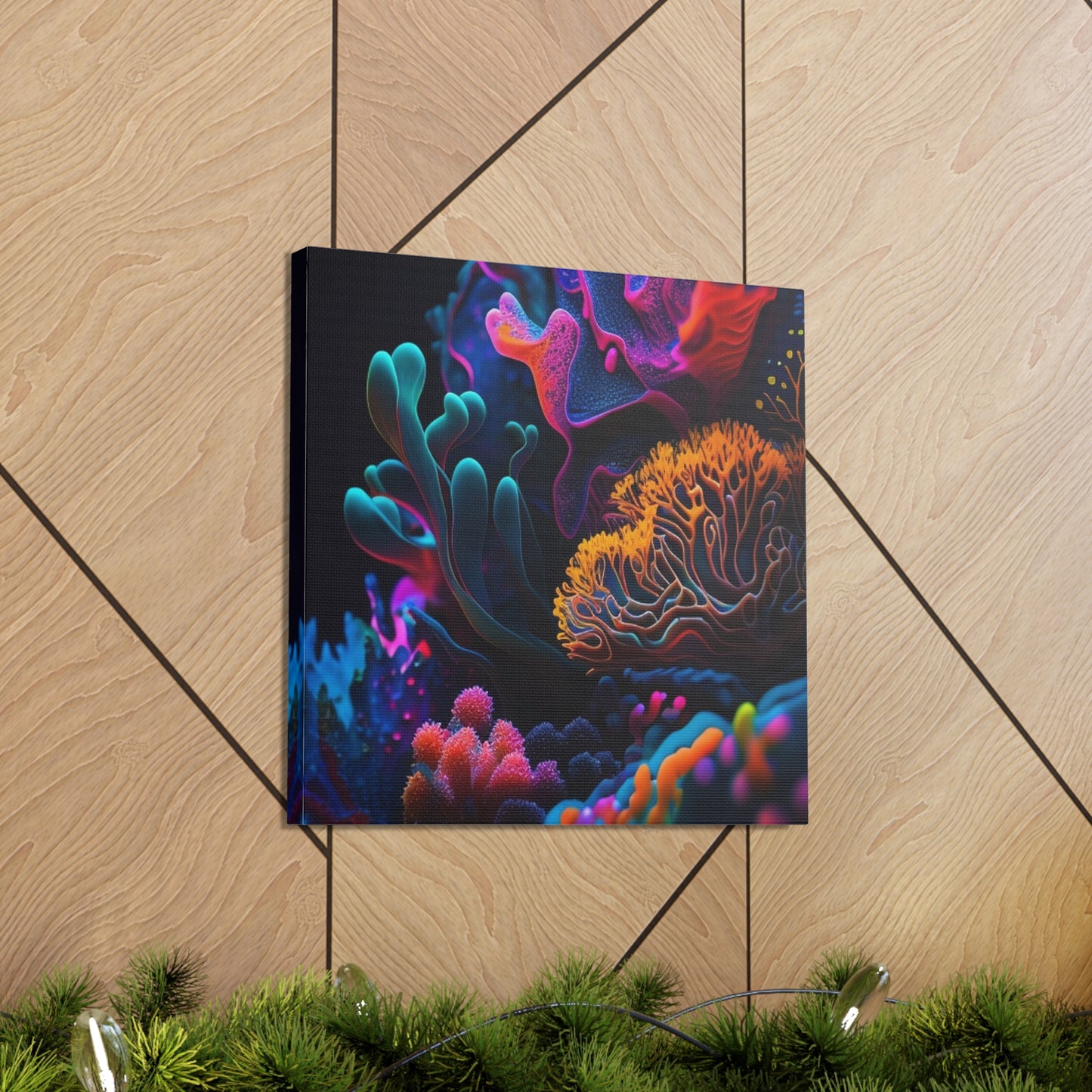 Canvas Gallery Wraps Macro Coral Reef 2