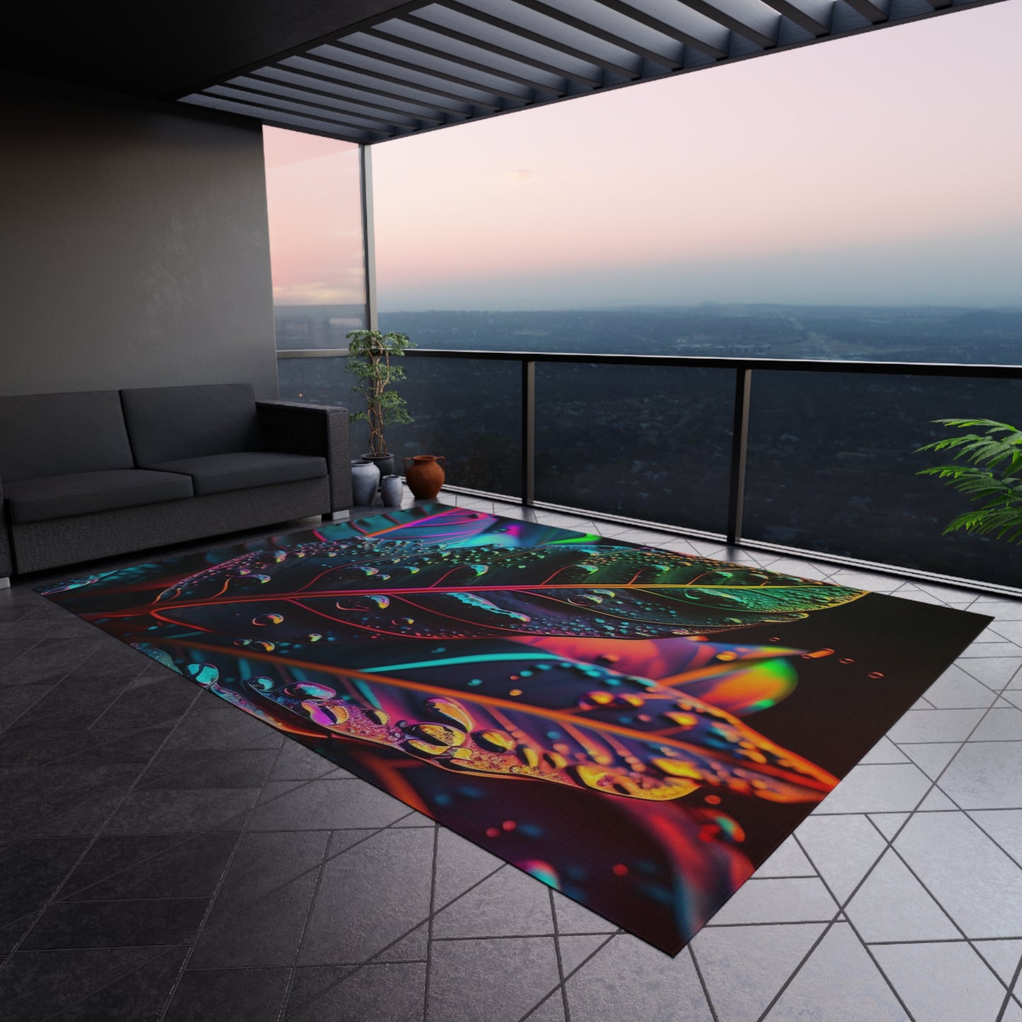 Outdoor Rug Macro Florescent 3