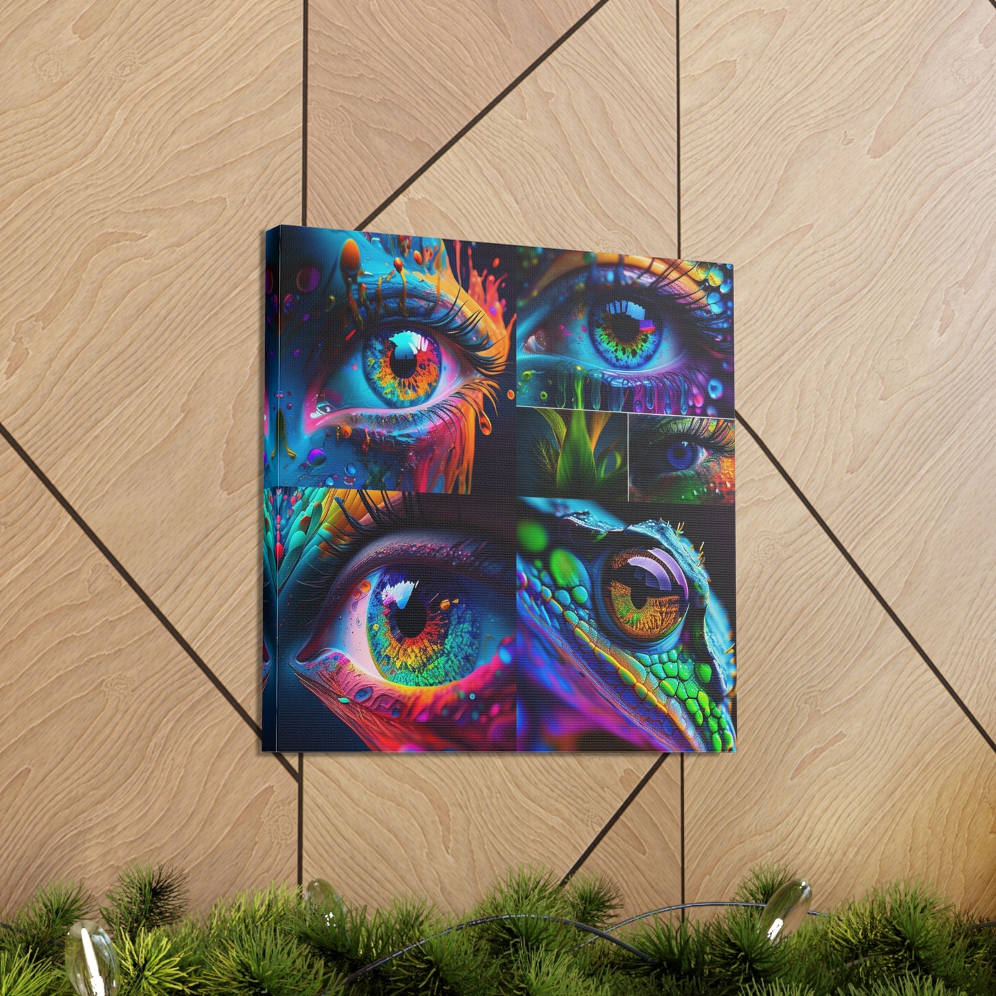 Canvas Gallery Wraps Macro Eye Photo 5