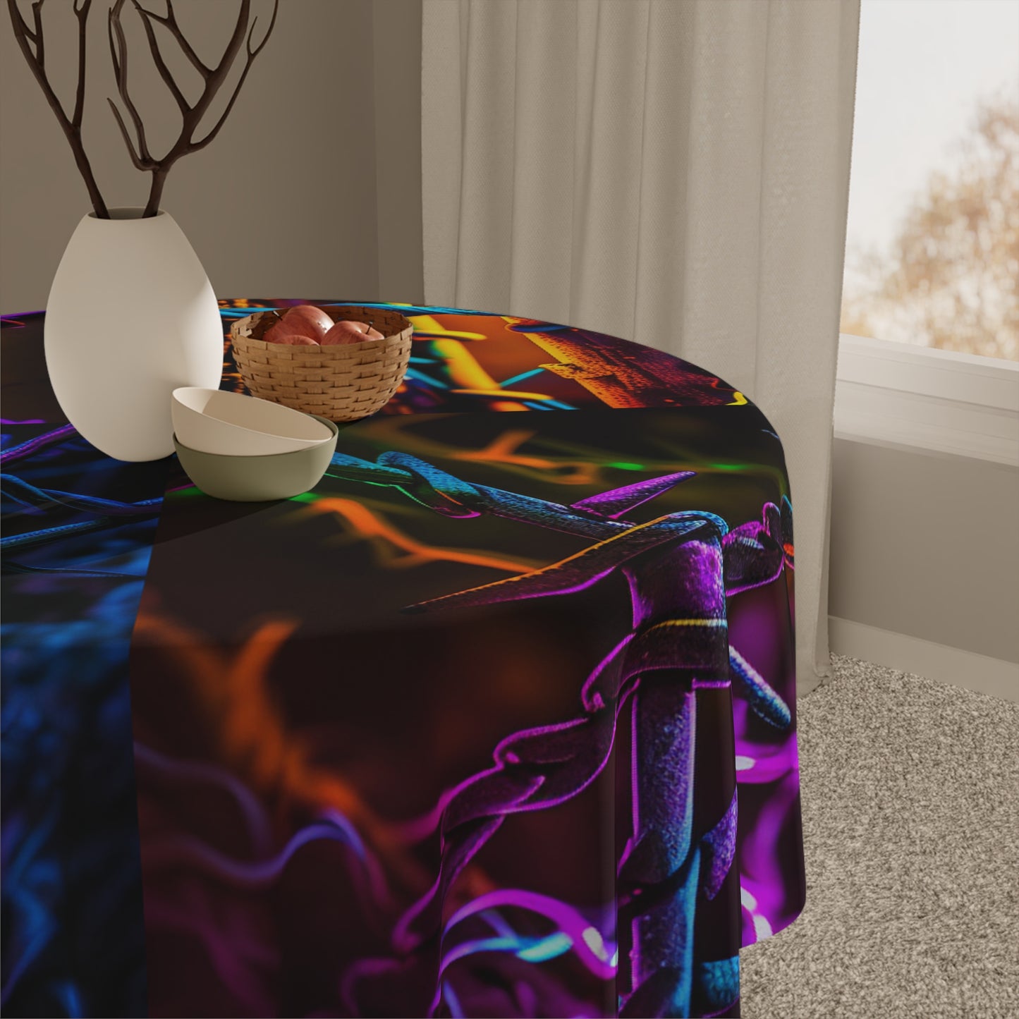 Tablecloth Macro Neon Barb