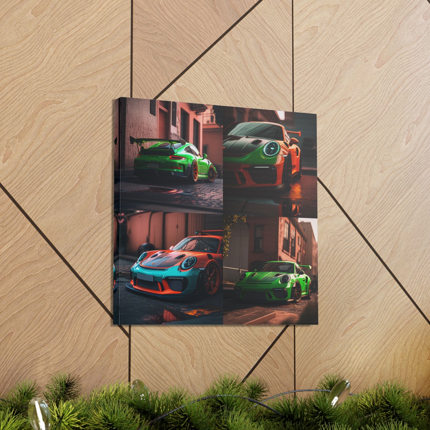 Canvas Gallery Wraps Porsche 911 gt3 4 pack