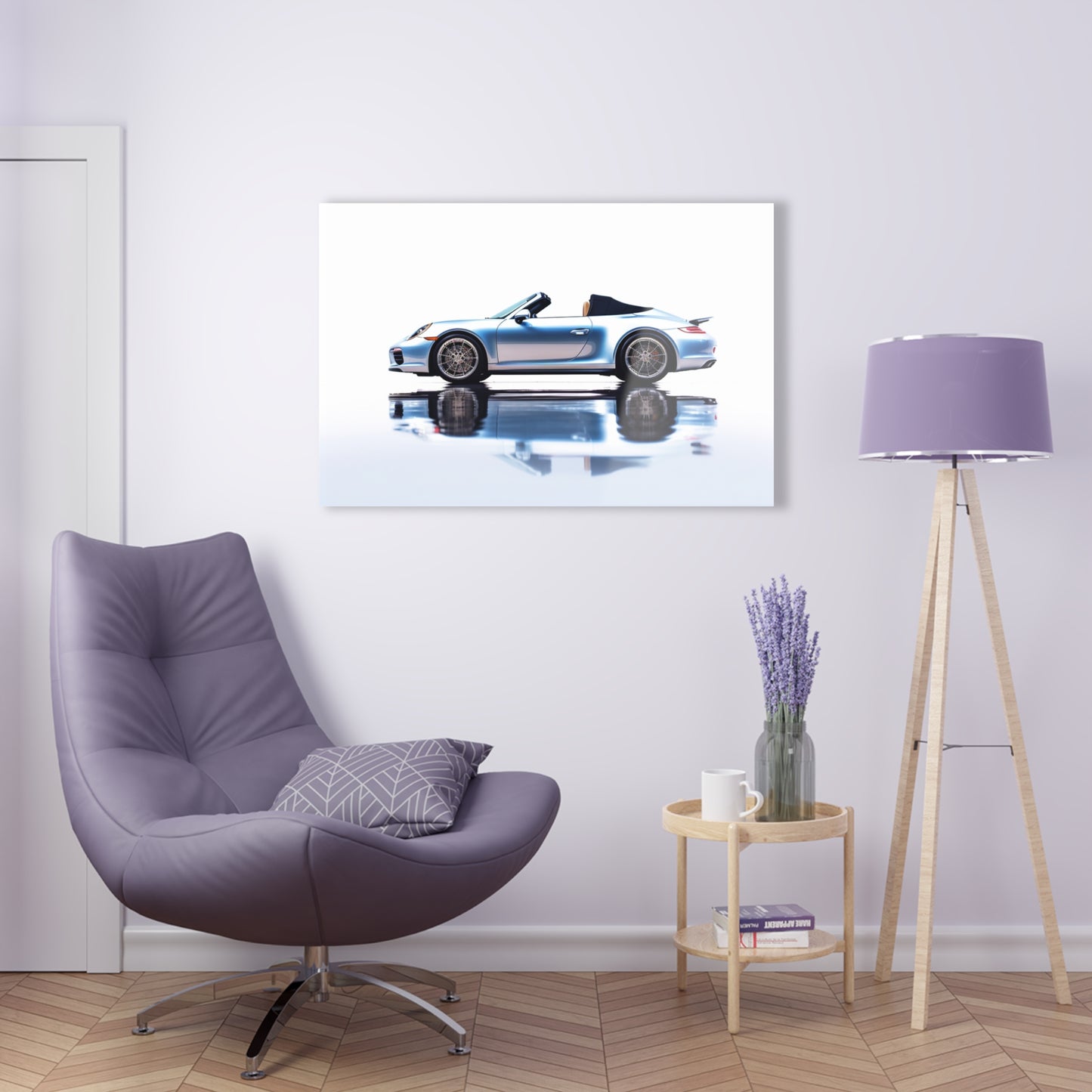Acrylic Prints 911 Speedster on water 1