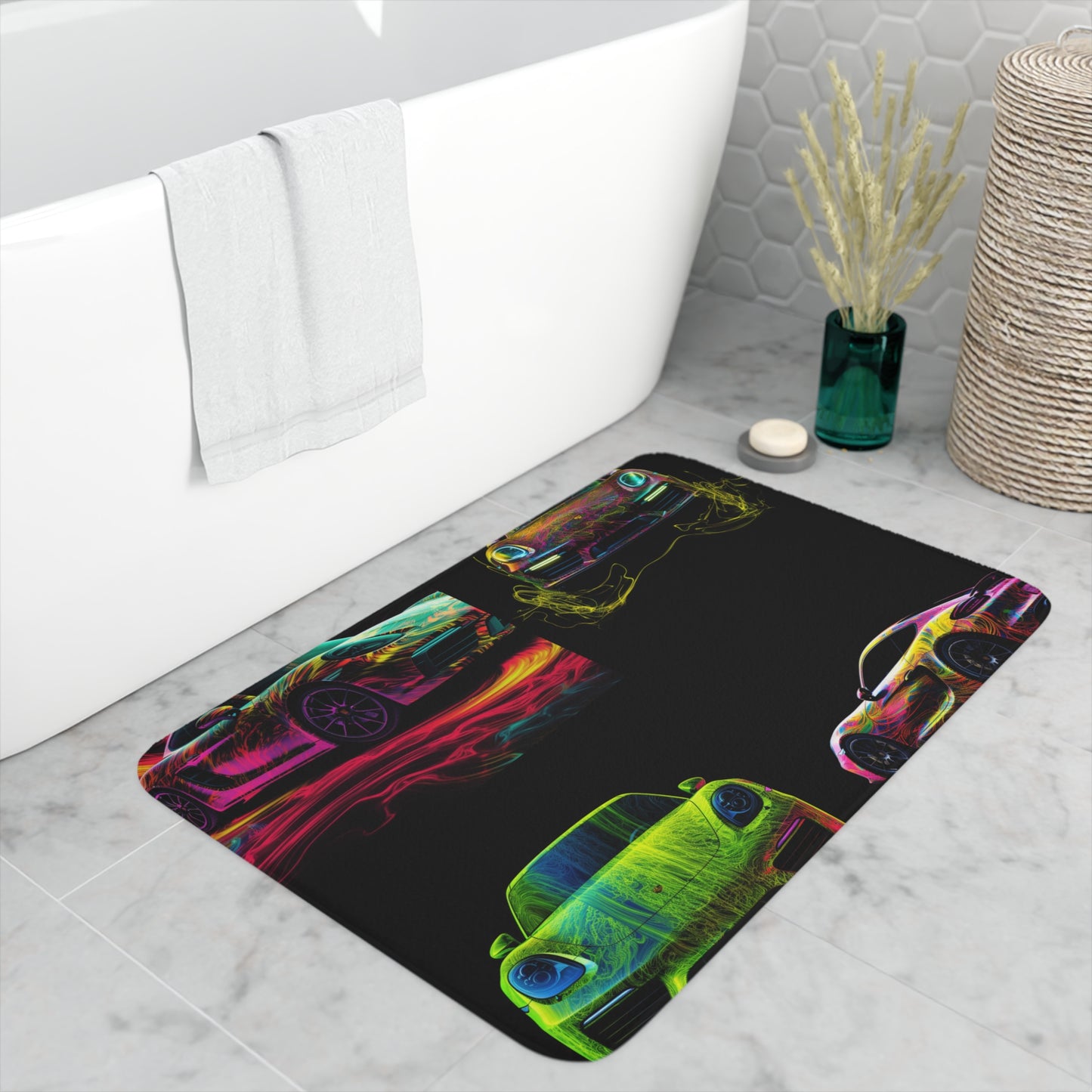 Memory Foam Bath Mat Porsche Flair 5
