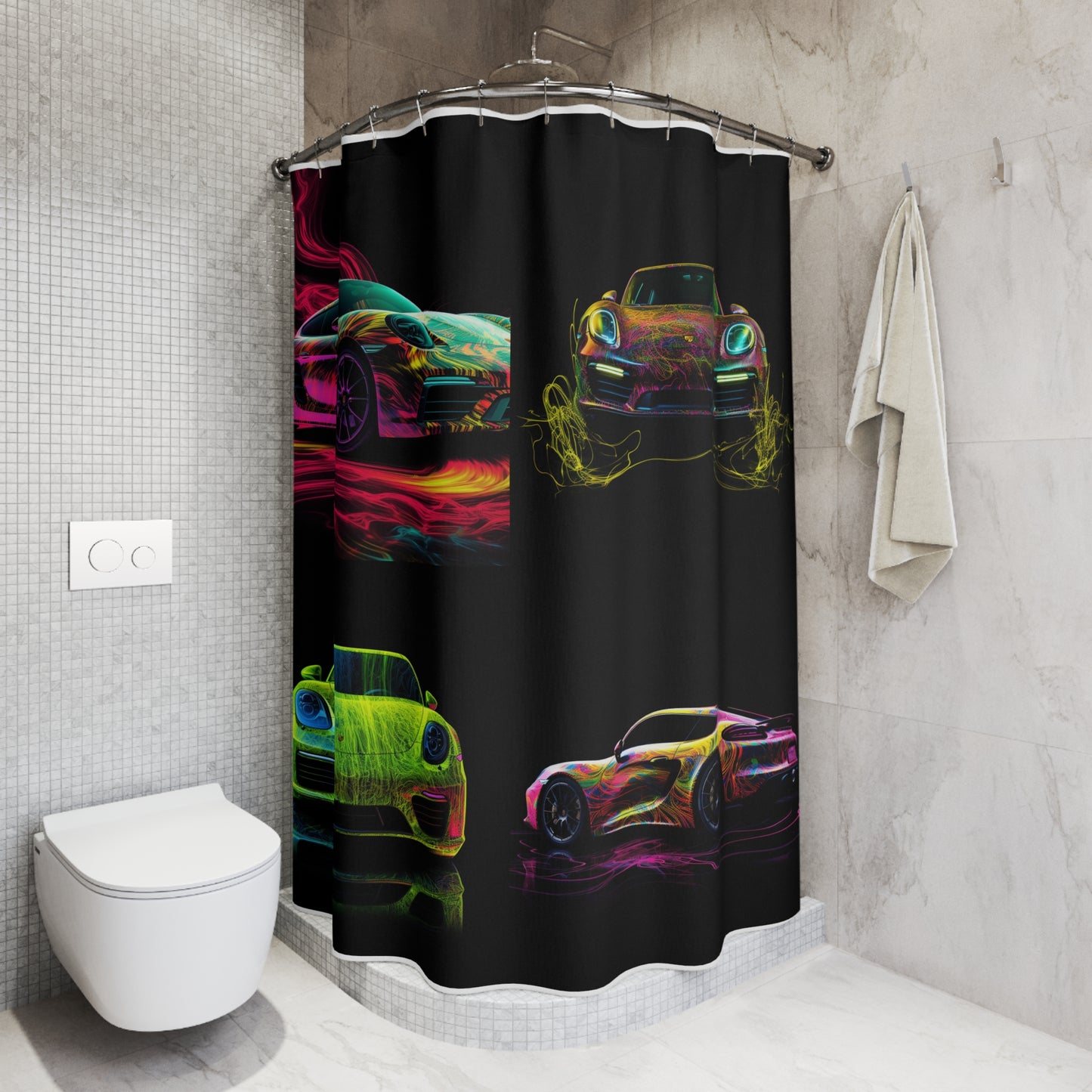 Polyester Shower Curtain Porsche Flair 5