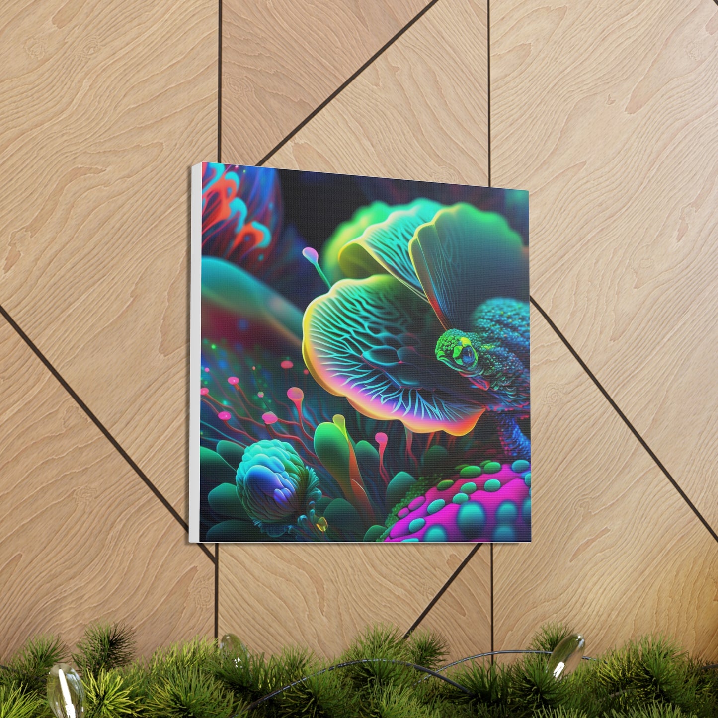 Canvas Gallery Wraps Neon Florescent Glow 2