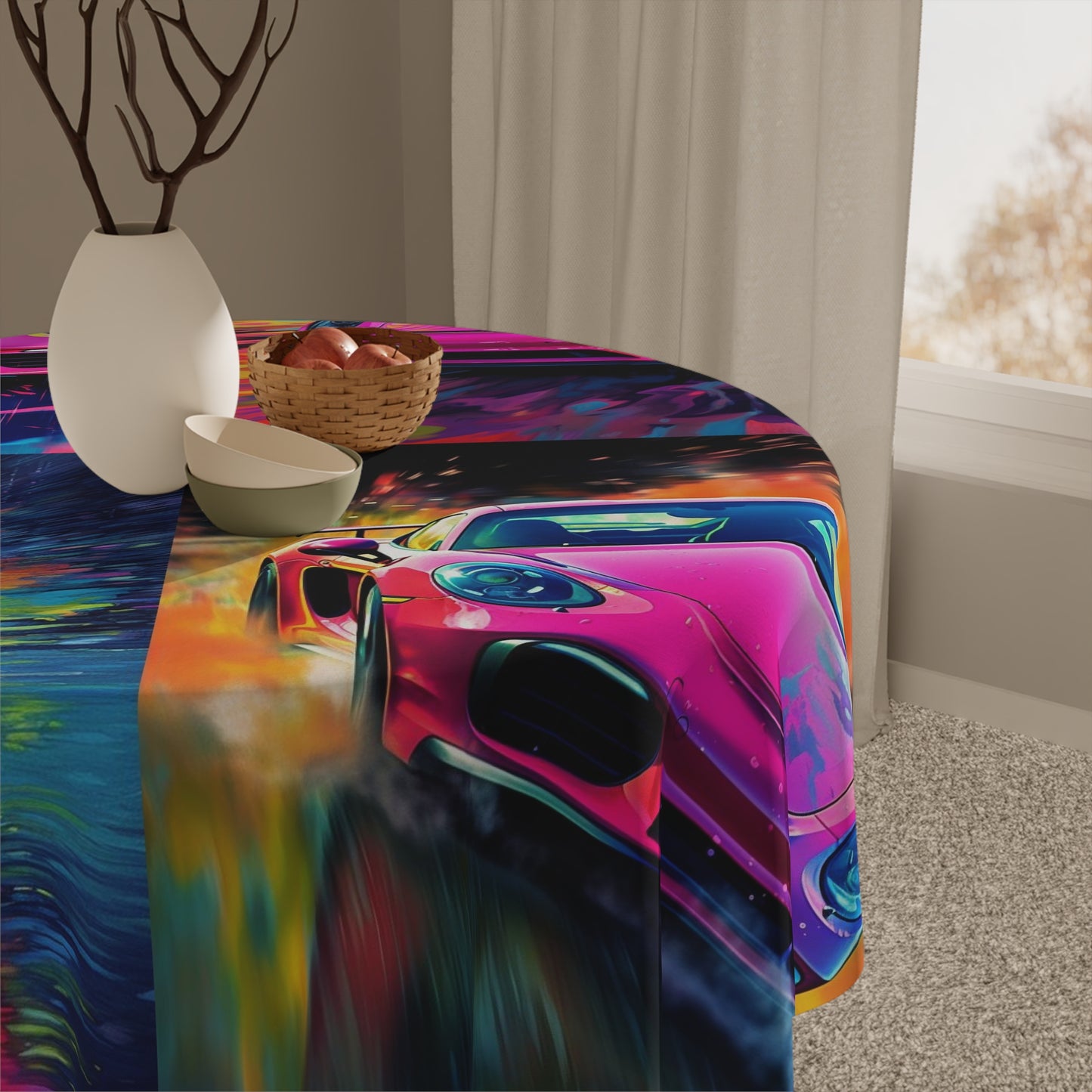 Tablecloth Pink Porsche water fusion 5