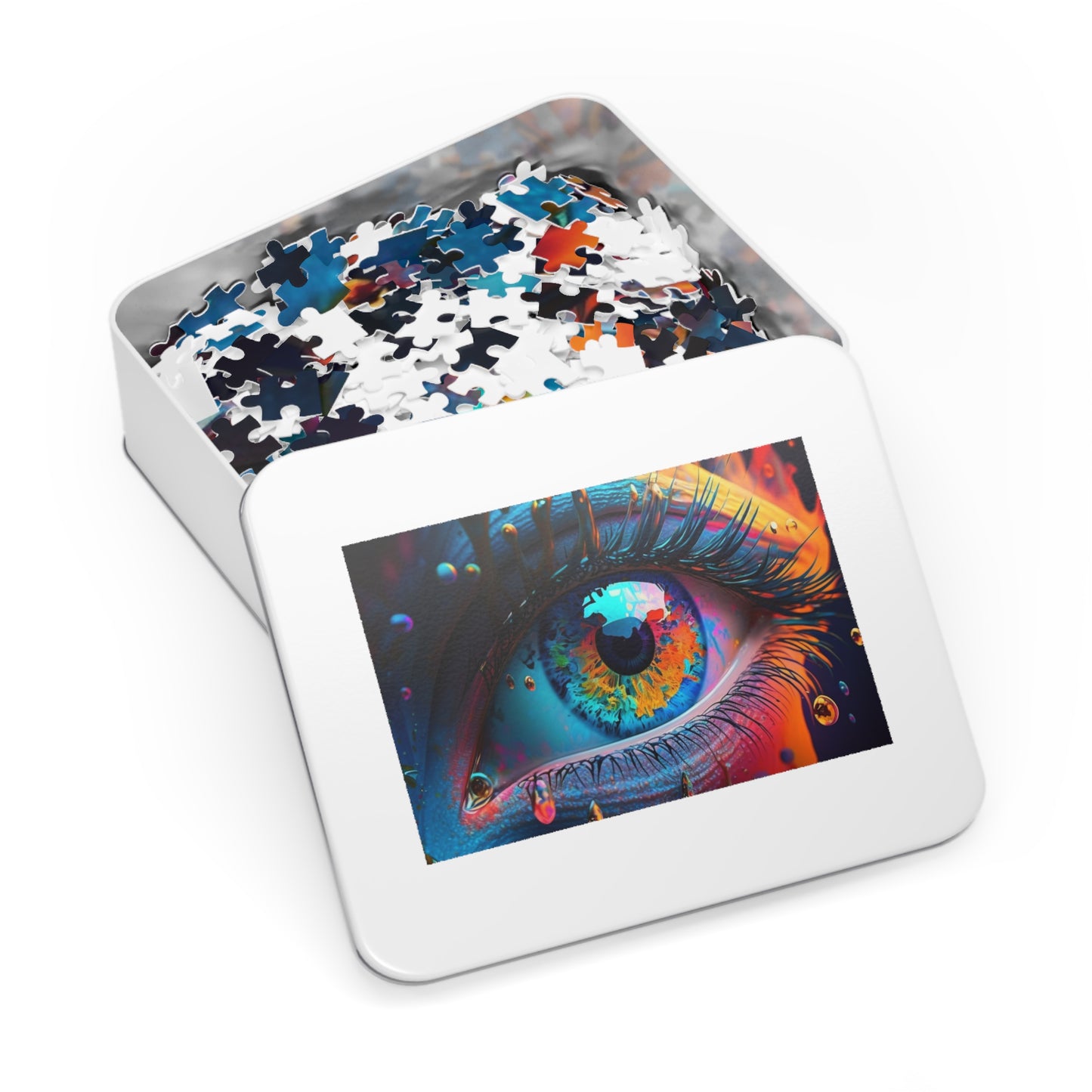 Jigsaw Puzzle (30, 110, 252, 500,1000-Piece) Macro Eye Photo 1