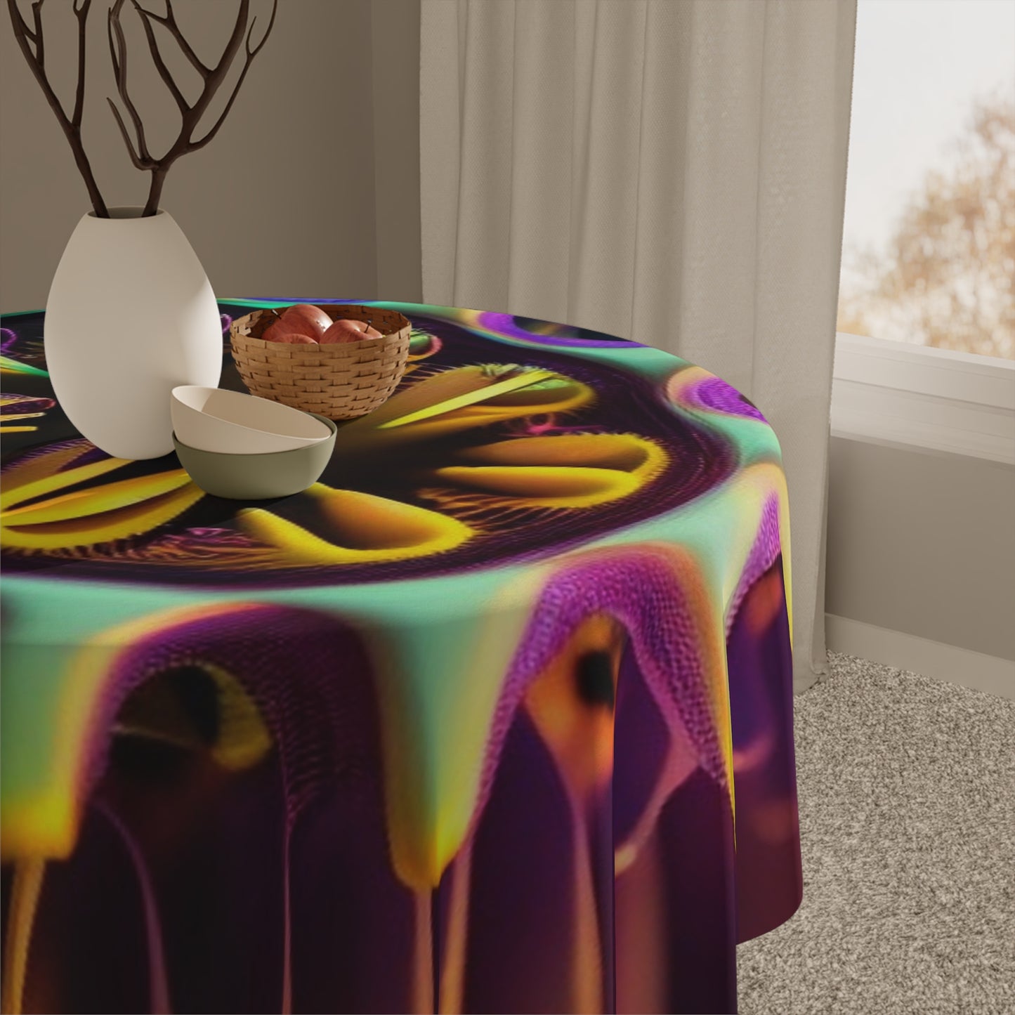 Tablecloth Neon Macro 2