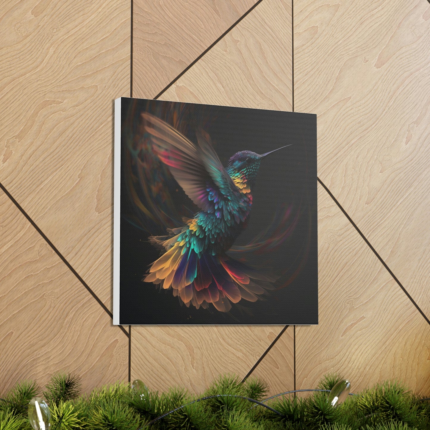 colorful hummingbird flair florescent