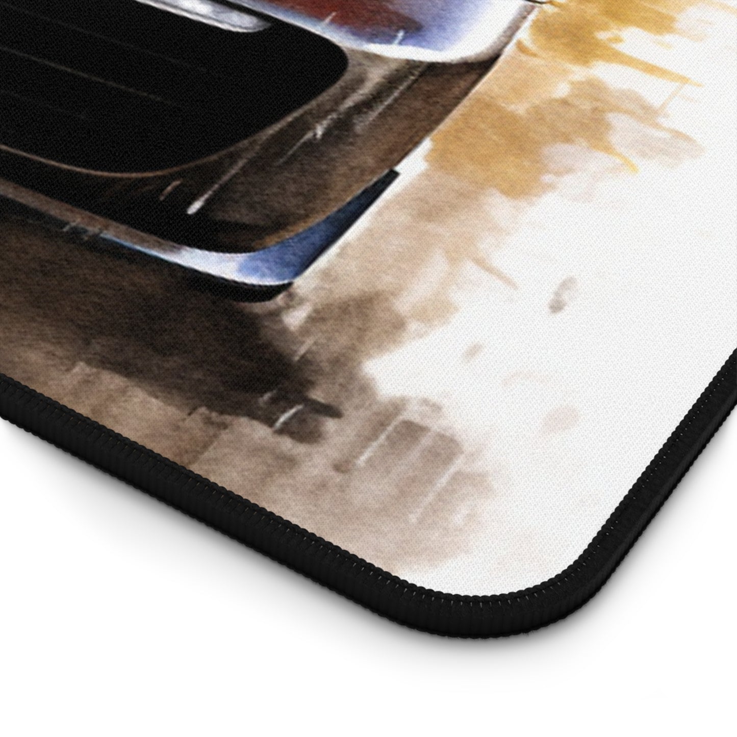 Desk Mat 918 Spyder white background driving fast with water splashing 1