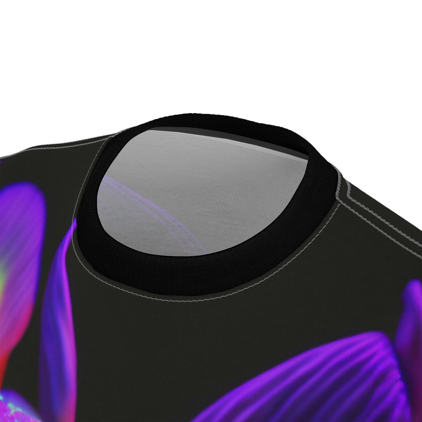 Unisex Cut & Sew Tee (AOP) Macro Dart Frog 2