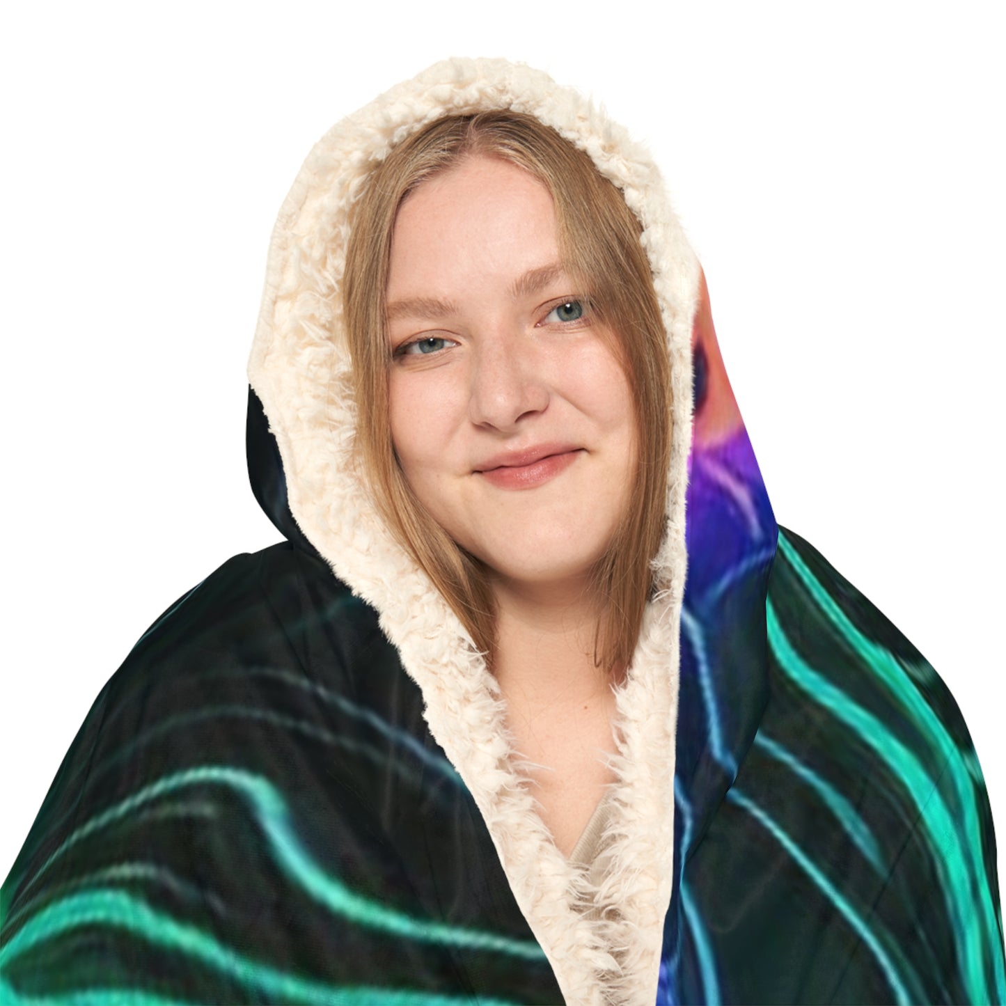 Snuggle Hooded Blanket Macro Coral Reef 4