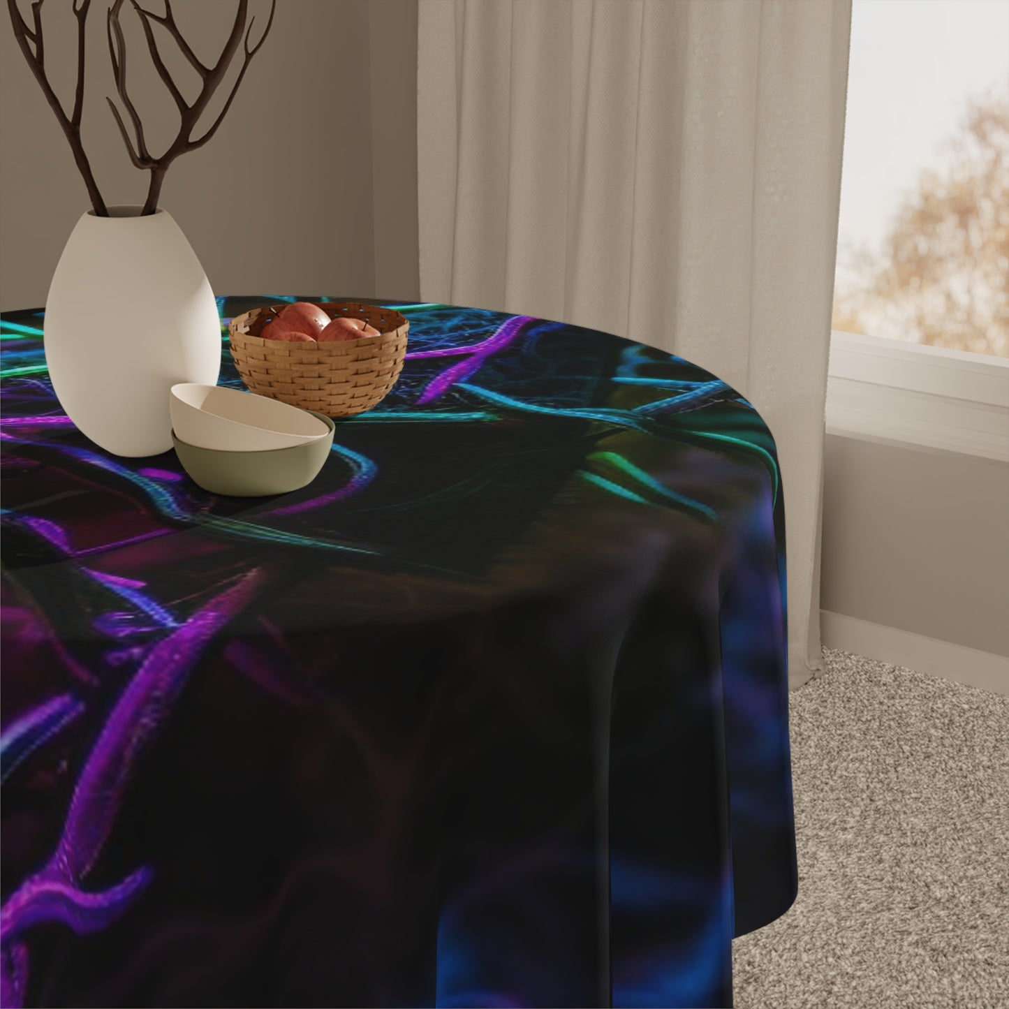 Tablecloth Macro Neon Barb 3