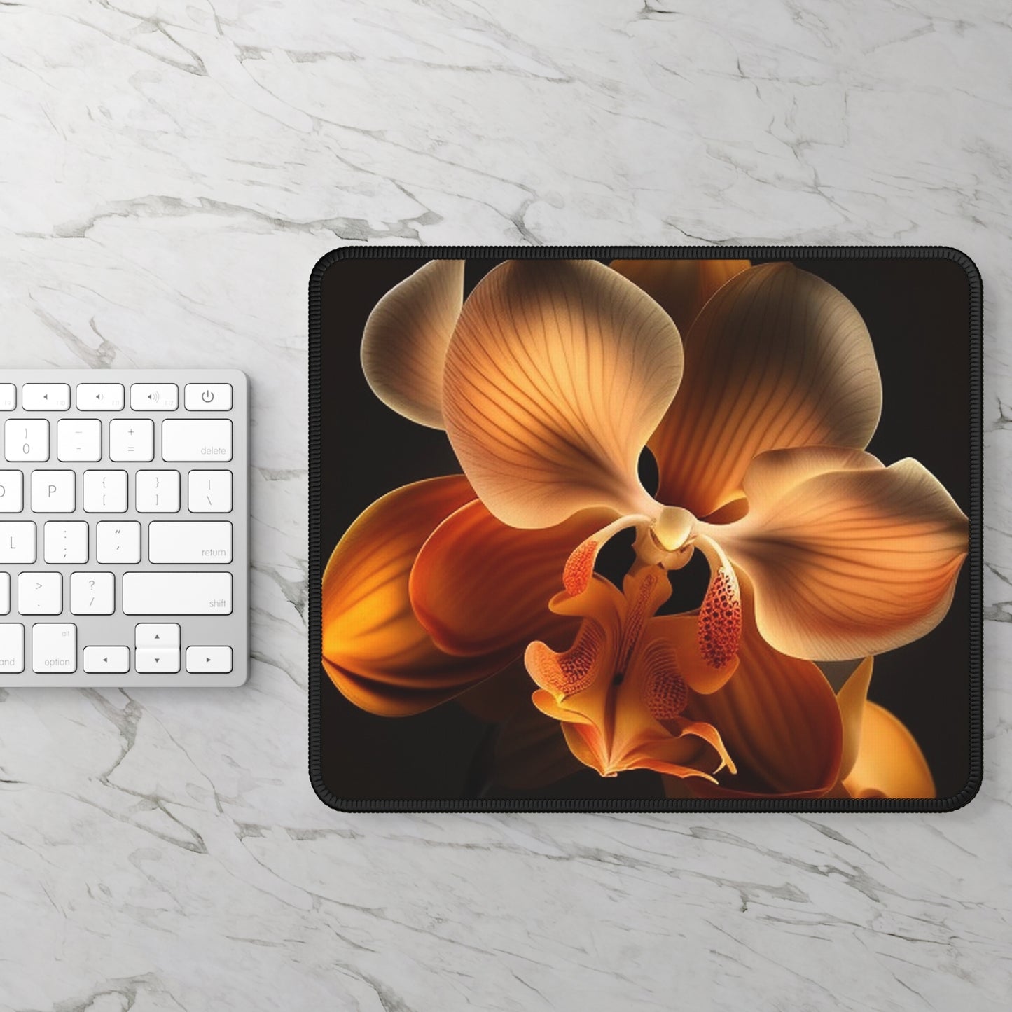 Gaming Mouse Pad  Orange Orchid 2