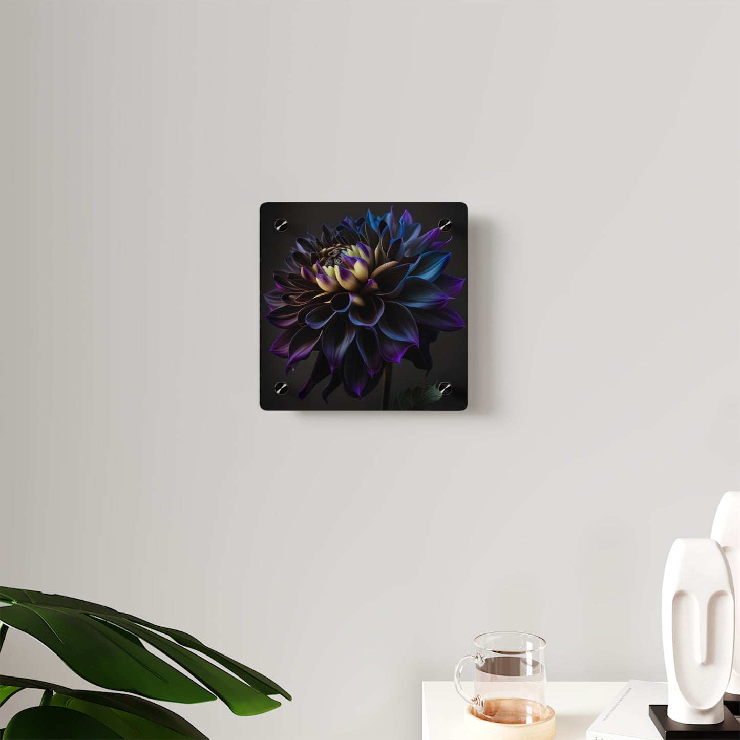 Acrylic Wall Art Panels Dahlia Purple 1