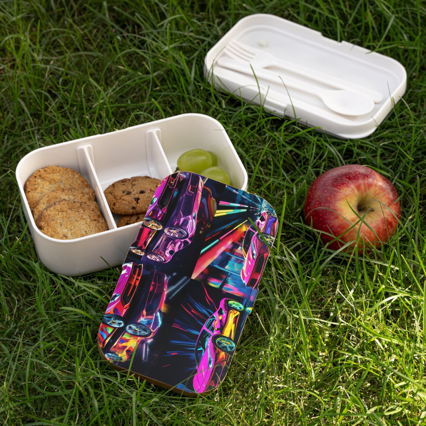 Bento Lunch Box Pink Macro Ferrari 5