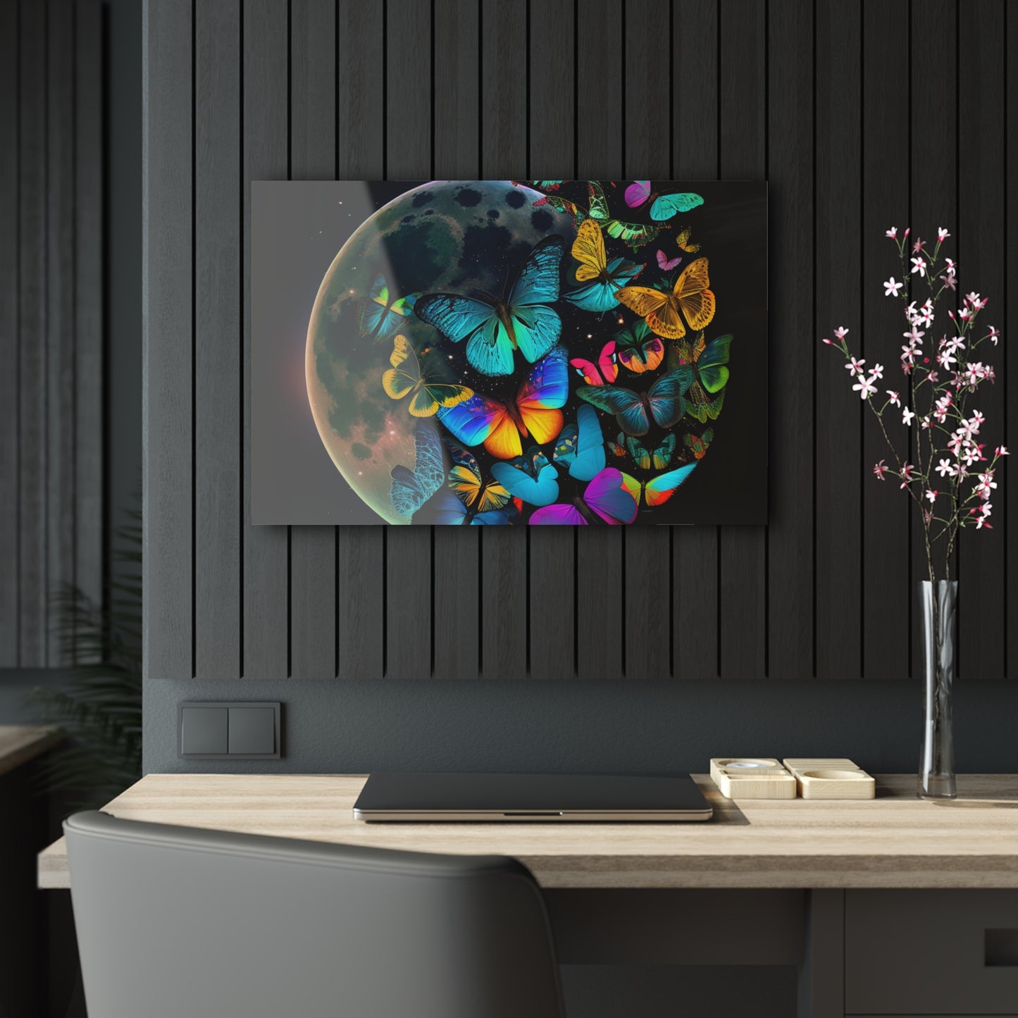 Acrylic Prints Moon Butterfly 2