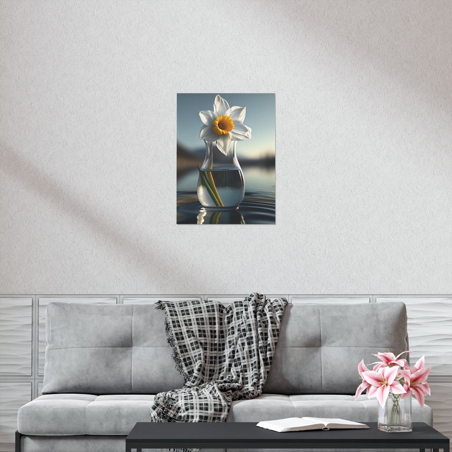 Premium Matte Vertical Posters Daffodil 3