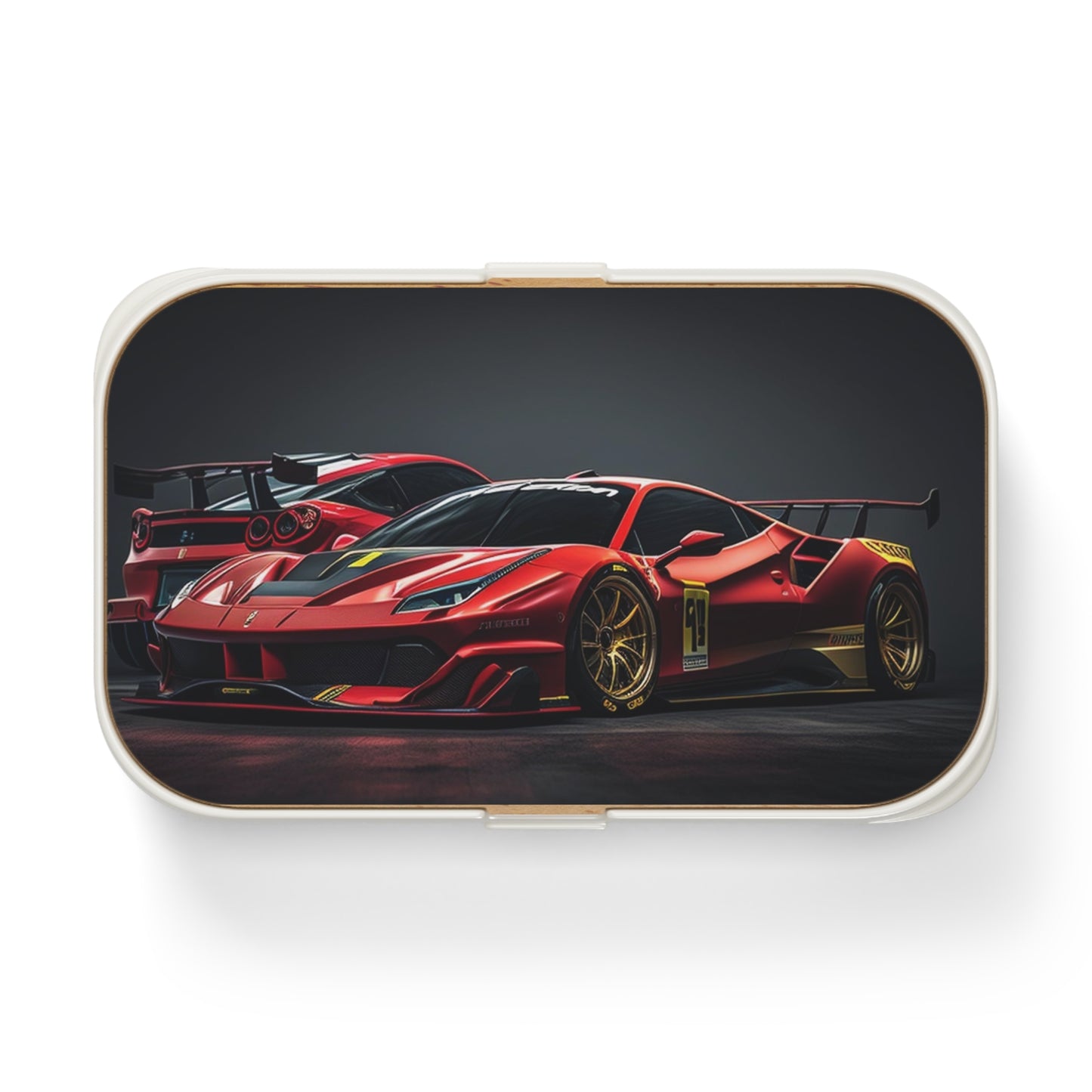 Bento Lunch Box Ferrari Red 3