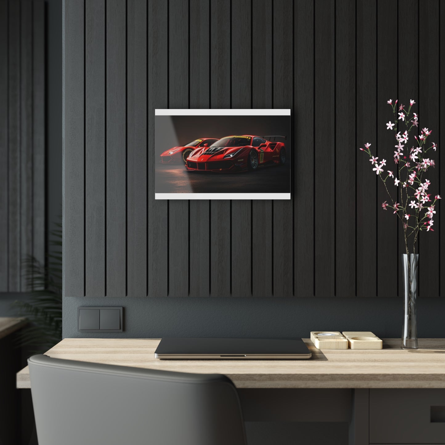 Acrylic Prints Ferrari Red 4