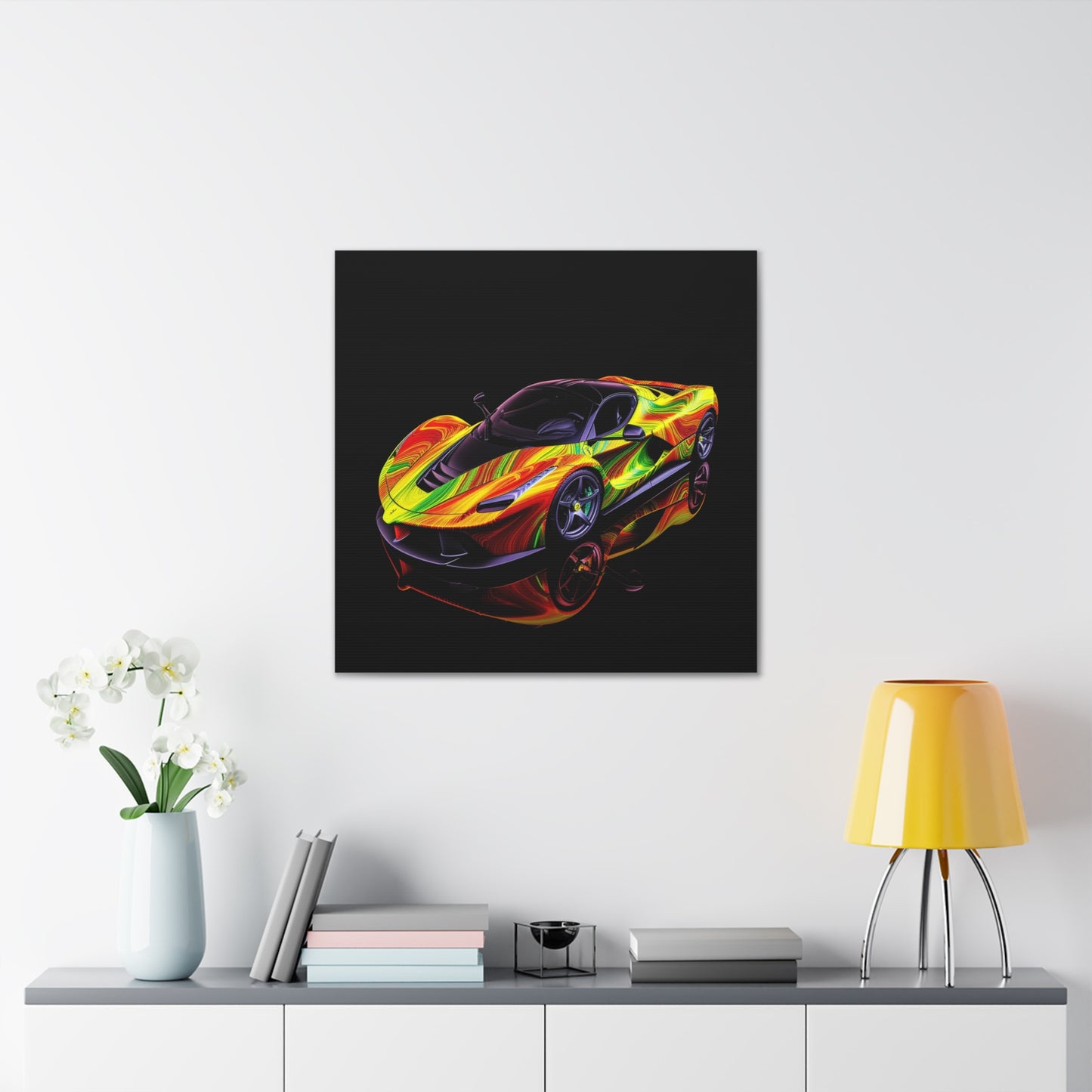 Canvas Gallery Wraps Ferrari Neon 4