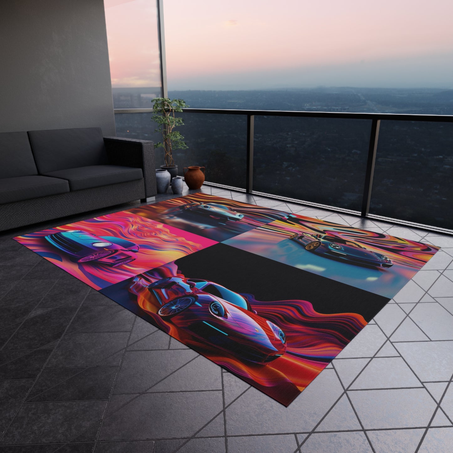 Outdoor Rug  Porsche Water Fusion 5