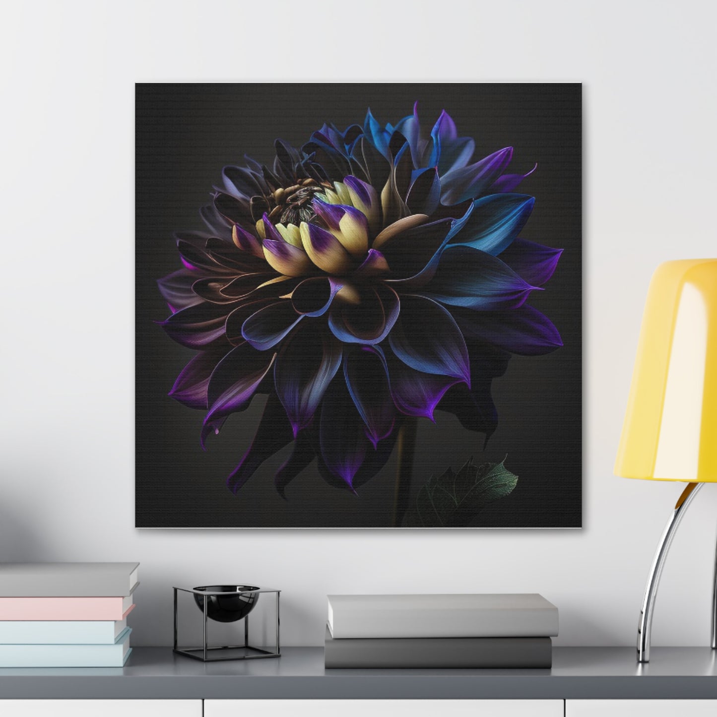 Canvas Gallery Wraps Dahlia Purple 1