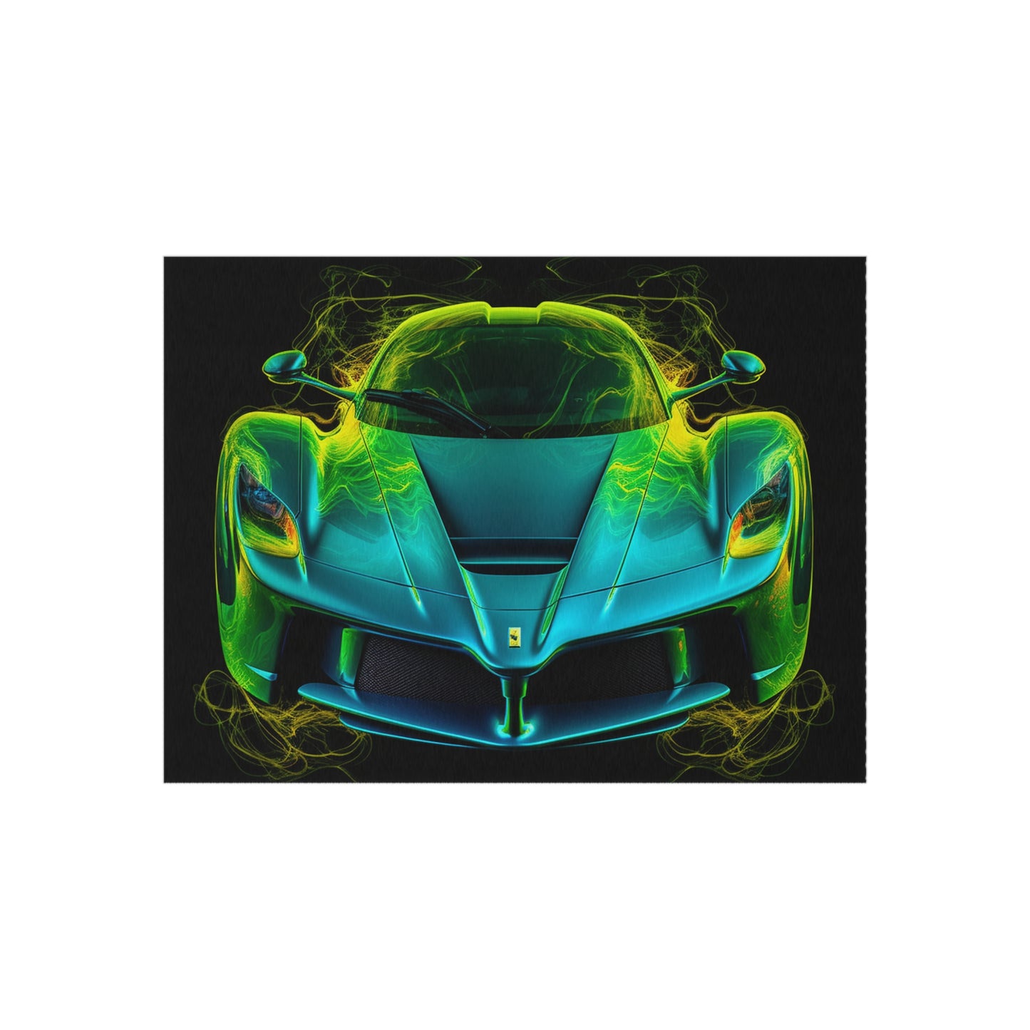 Outdoor Rug  Ferrari Neon 2