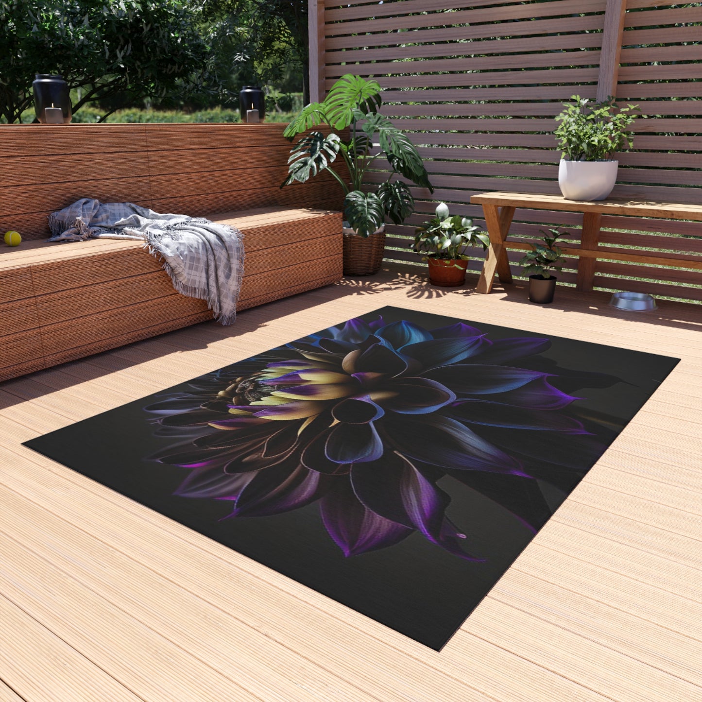 Outdoor Rug  Dahlia Purple 1