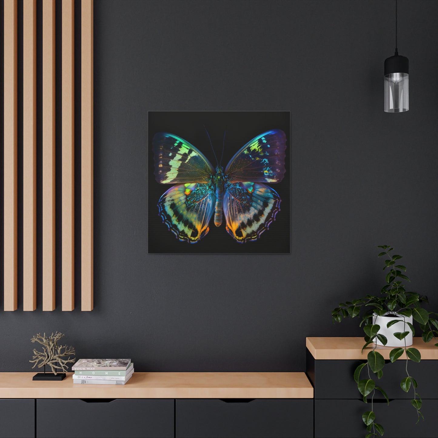 Canvas Gallery Wraps Neon Butterfly Flair 4