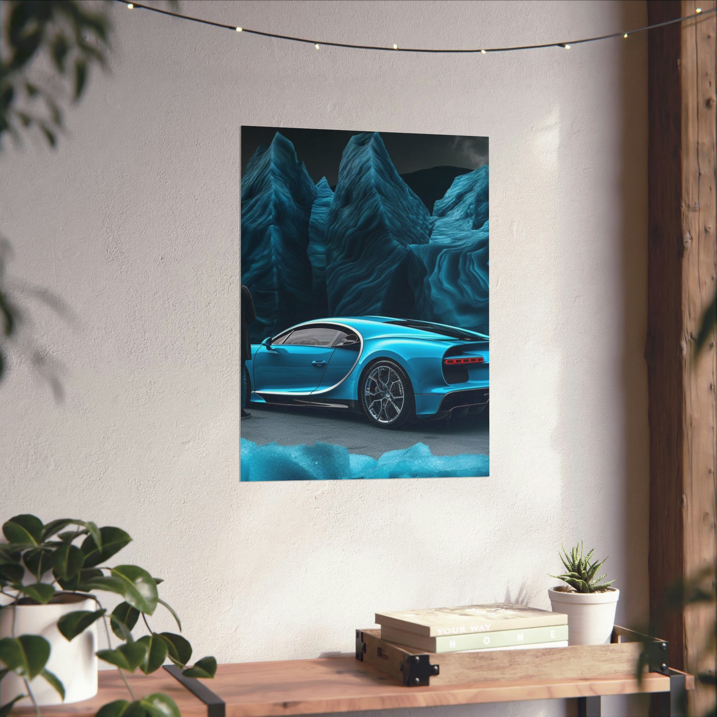 Premium Matte Vertical Posters Bugatti Real Look 3