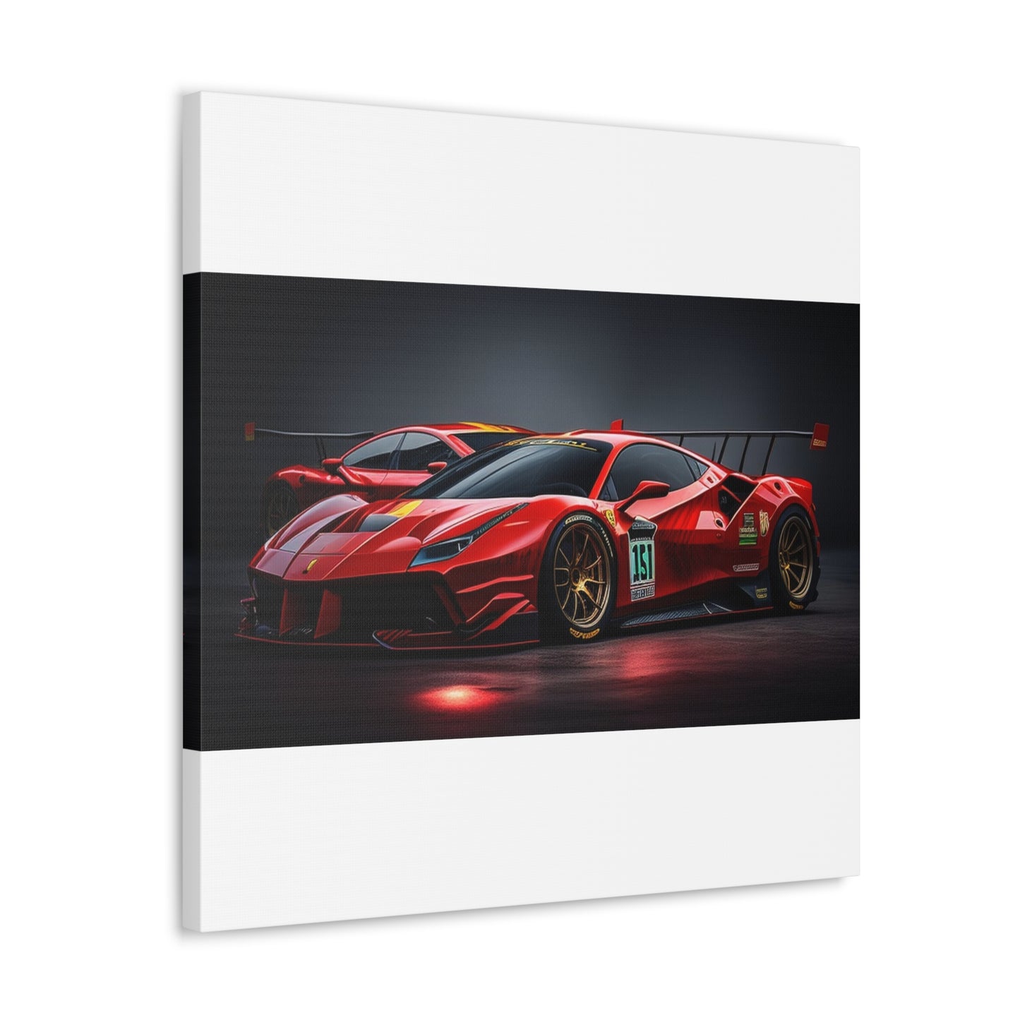 Canvas Gallery Wraps Ferrari Red 2