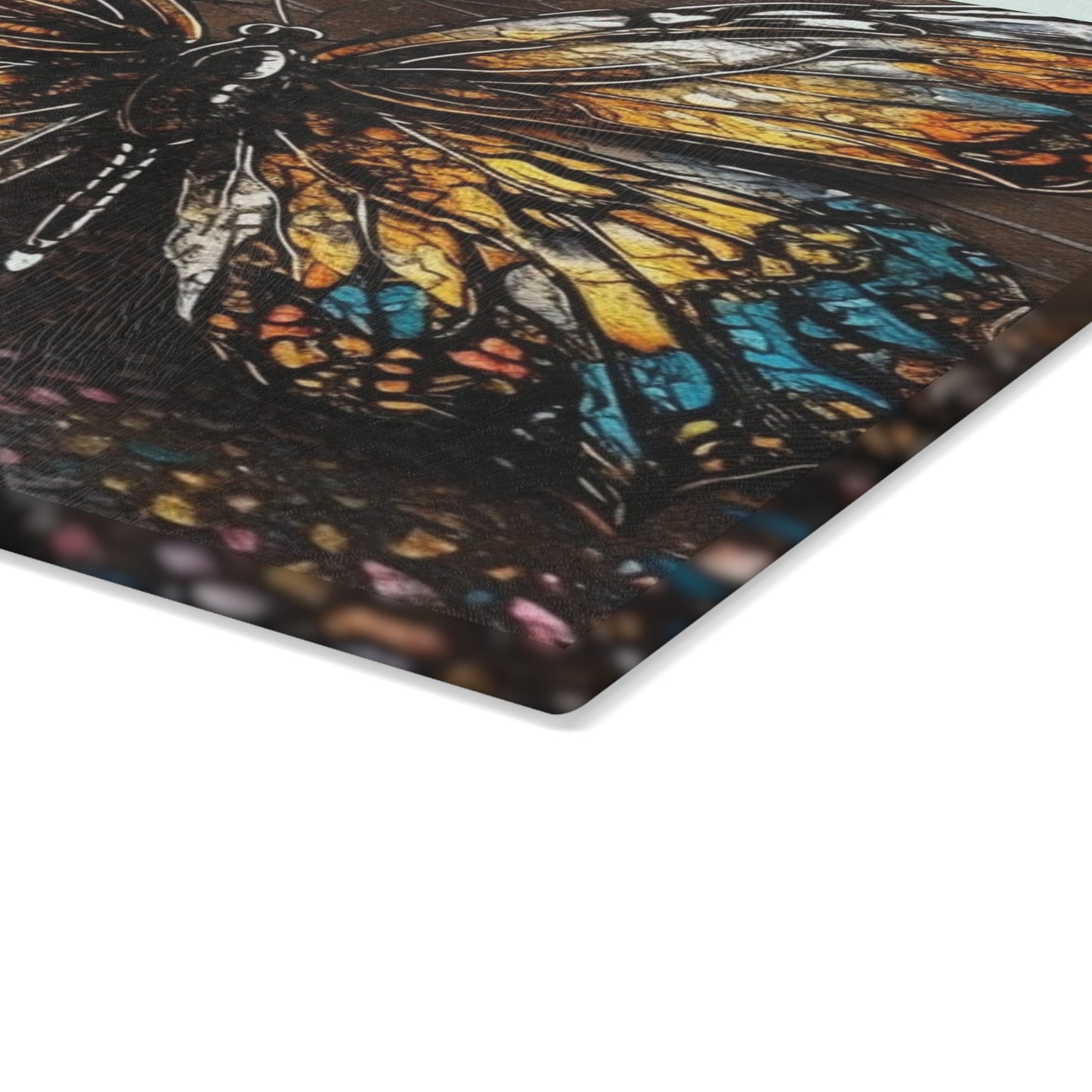 Glass Cutting Board Water Butterfly Street 1