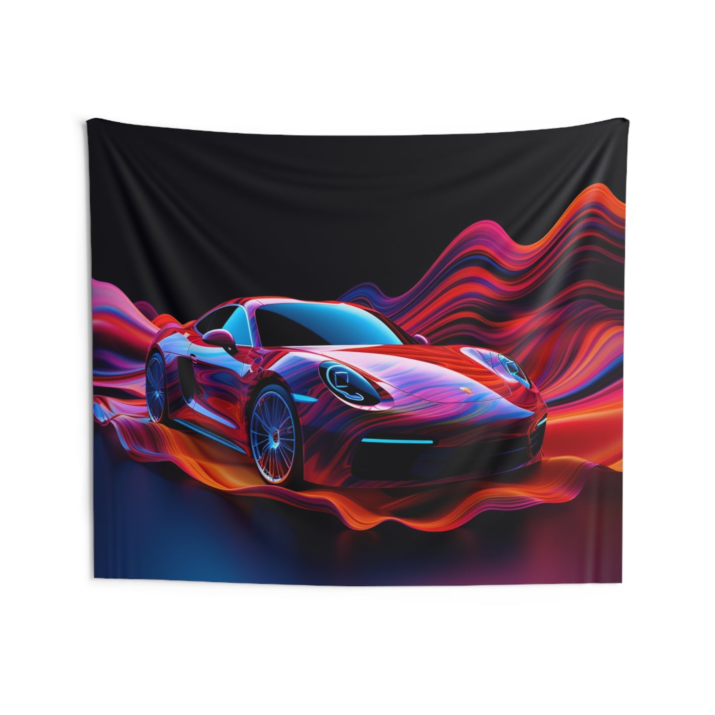 Indoor Wall Tapestries Porsche Water Fusion 4