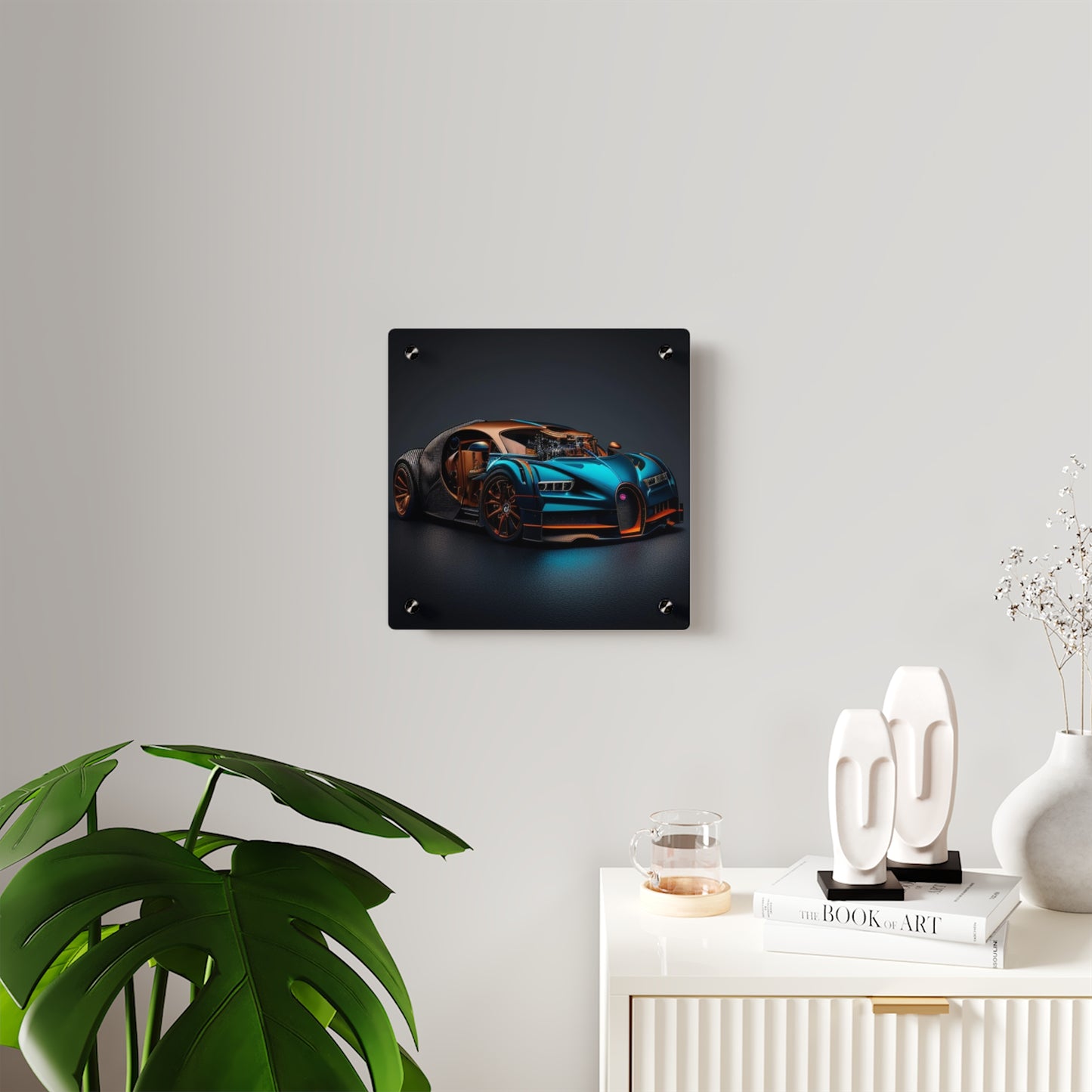 Acrylic Wall Art Panels Bugatti Blue 4