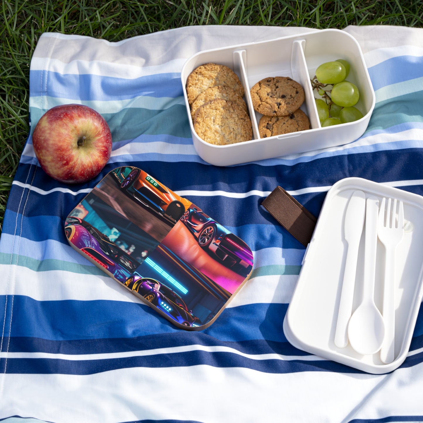 Bento Lunch Box Hyper Bugatti Neon Chiron 5