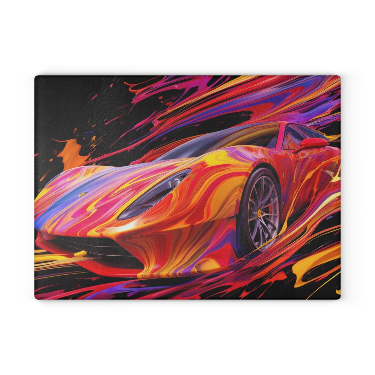 Glass Cutting Board Ferrari Water Fusion 2