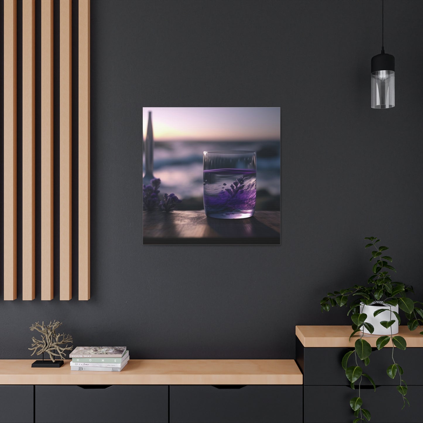 Canvas Gallery Wraps Lavender in a vase 4