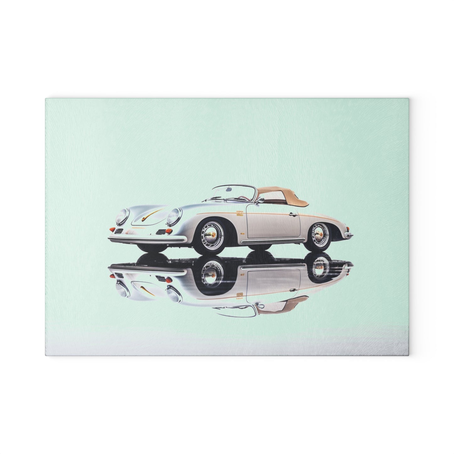 Glass Cutting Board 911 Speedster on water 2