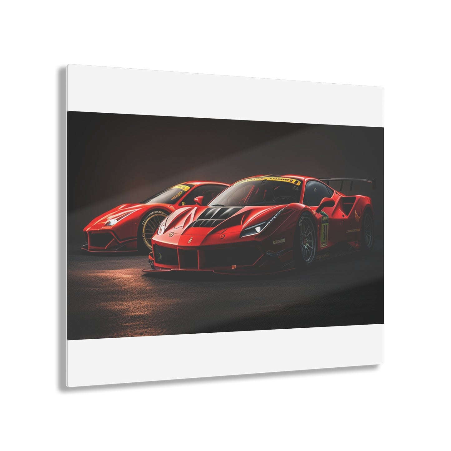 Acrylic Prints Ferrari Red 4