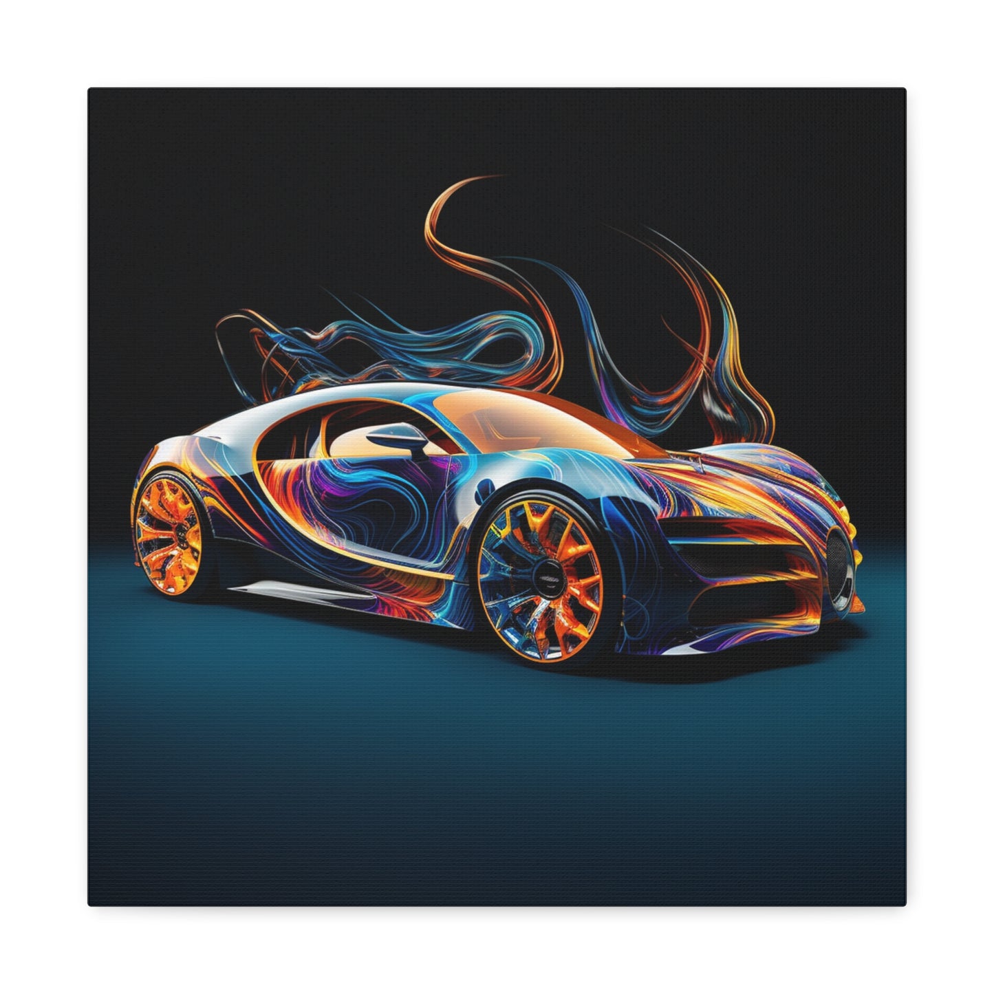 Canvas Gallery Wraps Bugatti Abstract Flair 2
