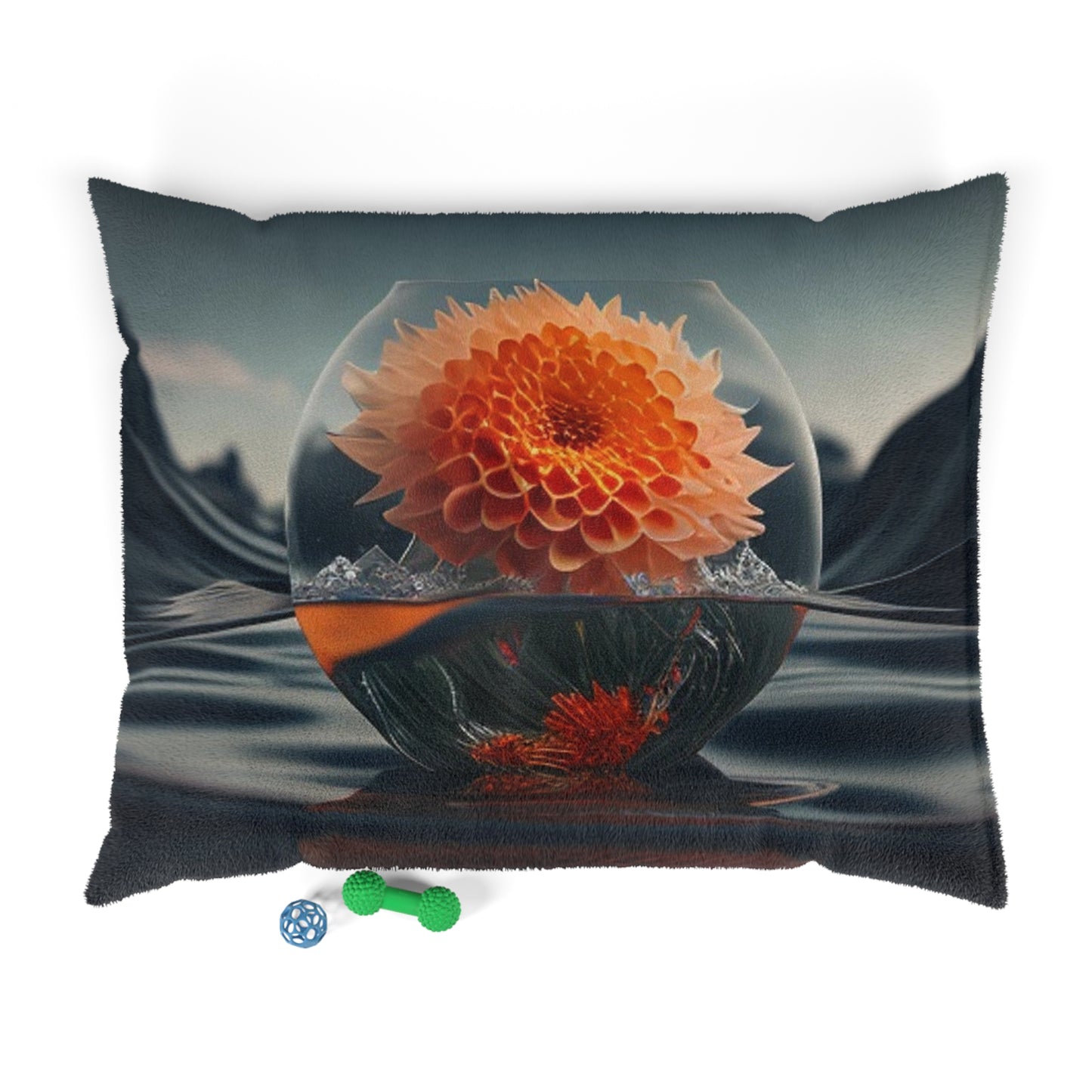 Pet Bed Dahlia Orange 3