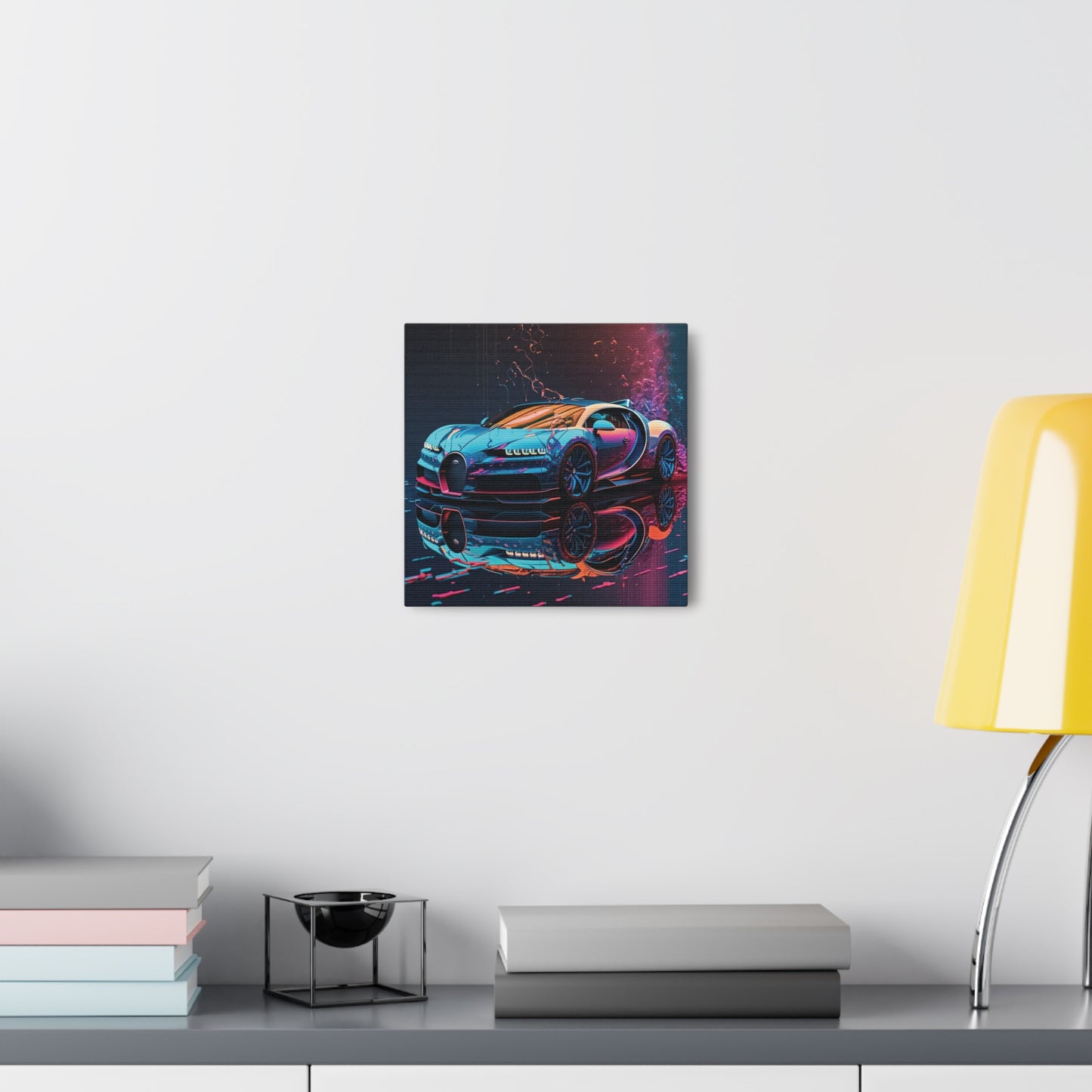 Canvas Gallery Wraps Bugatti Neon Chiron 4