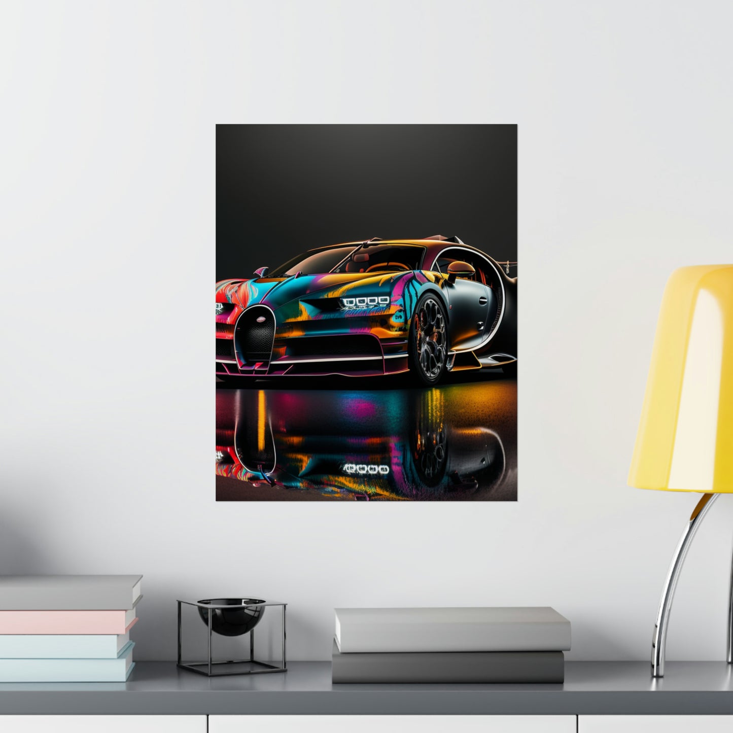 Premium Matte Vertical Posters Bugatti Chiron Super 2