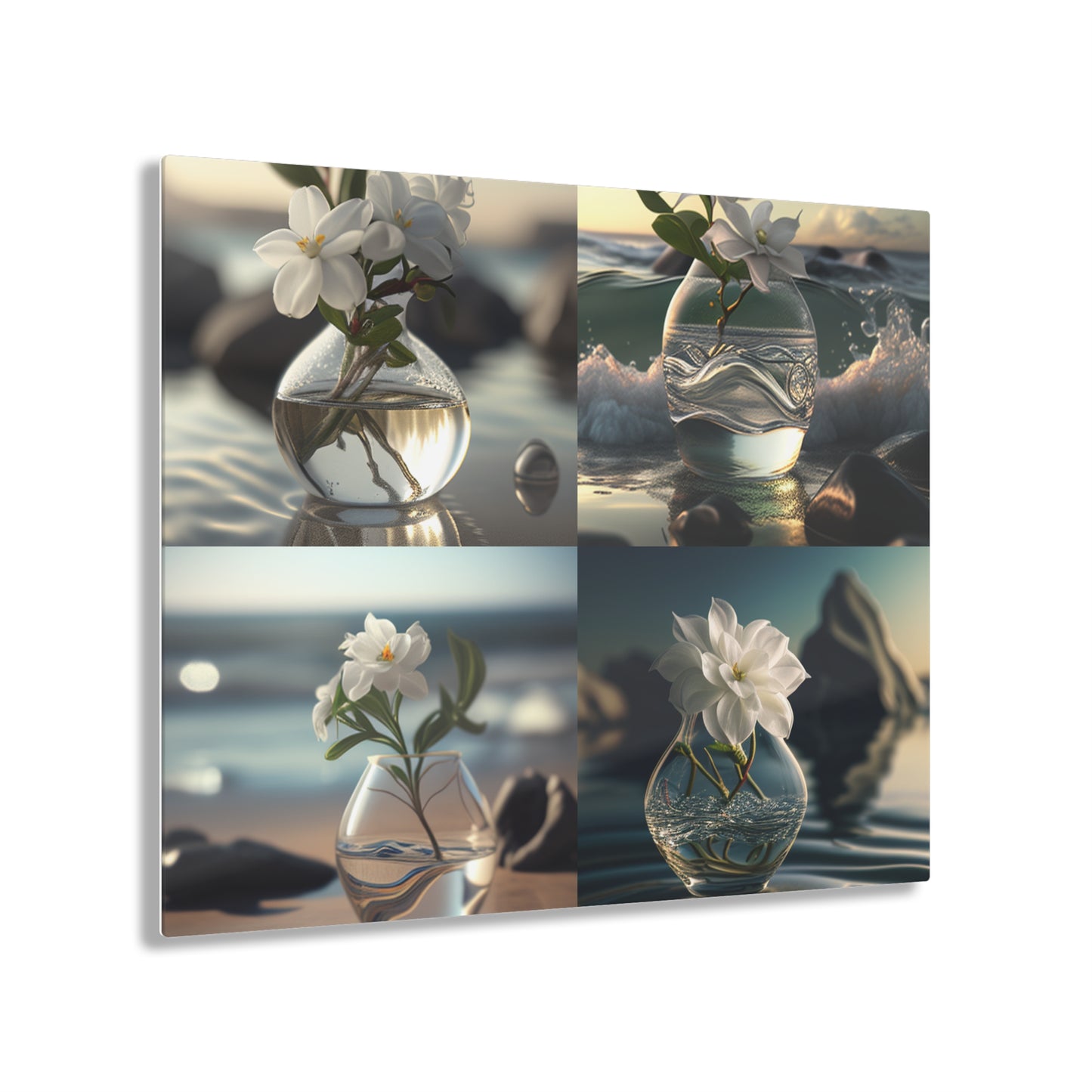 Acrylic Prints Jasmine glass vase 5