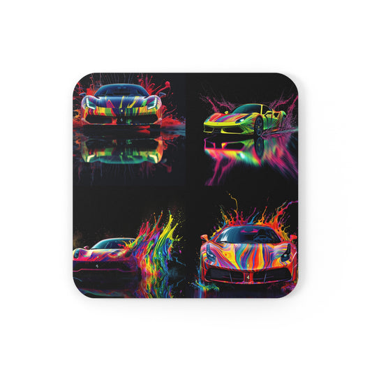 Corkwood Coaster Set Ferrari Fusion Water 5