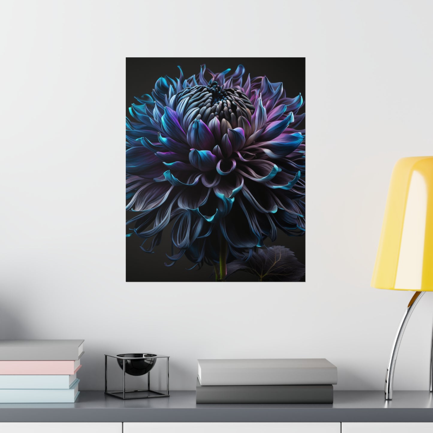 Premium Matte Vertical Posters Dahlia Purple 3