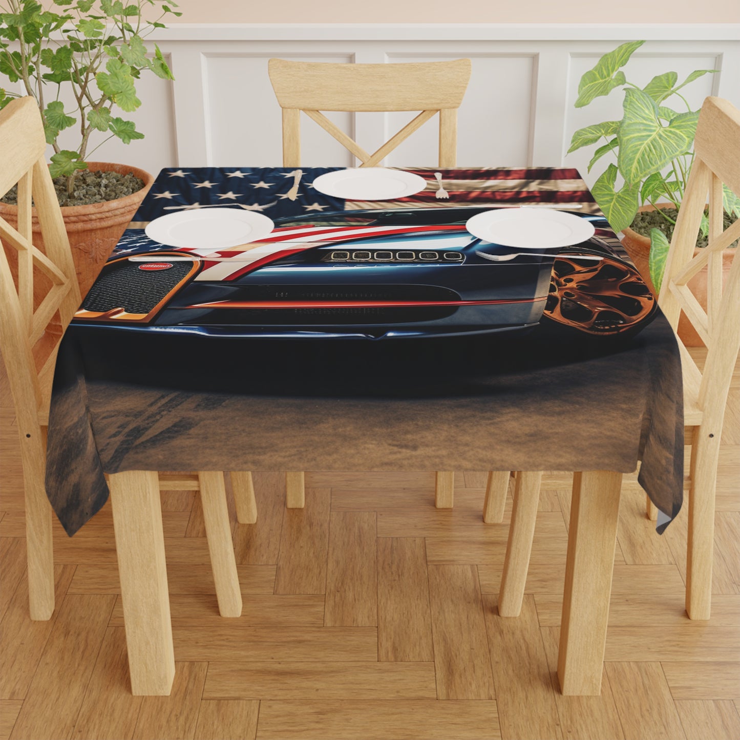 Tablecloth Bugatti Flag American 4