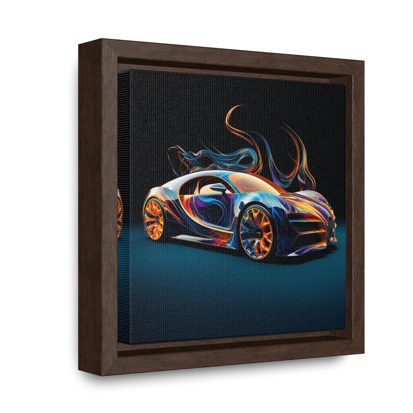 Gallery Canvas Wraps, Square Frame Bugatti Abstract Flair 2