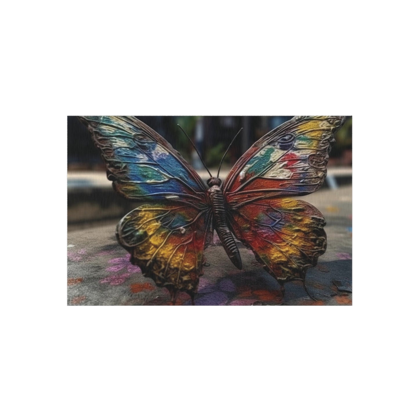 Outdoor Rug  Liquid Street Butterfly 3